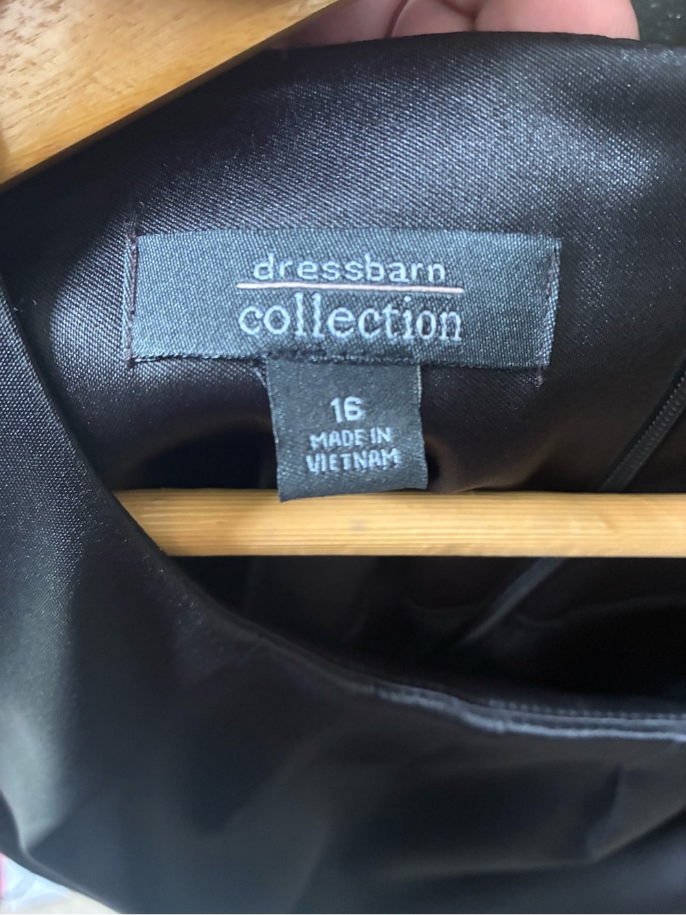 Dressbarn Collection black sleeveless dress Woman’s Size 16 NWT - Picture 4 of 4